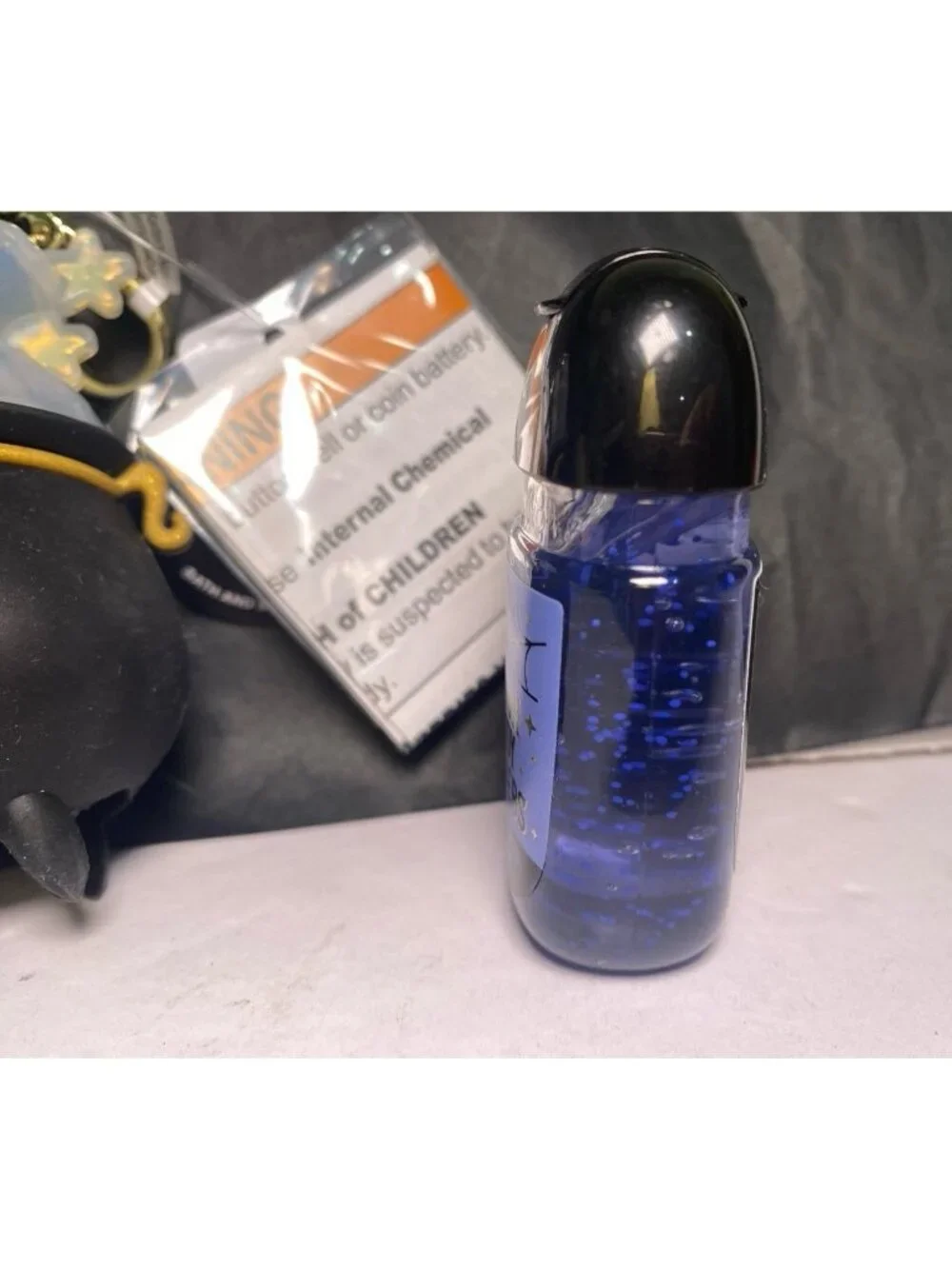Halloween Light Up Cauldron & Bat Pocket Bac Holder & “Cotton Candy Cobwebs”Sani